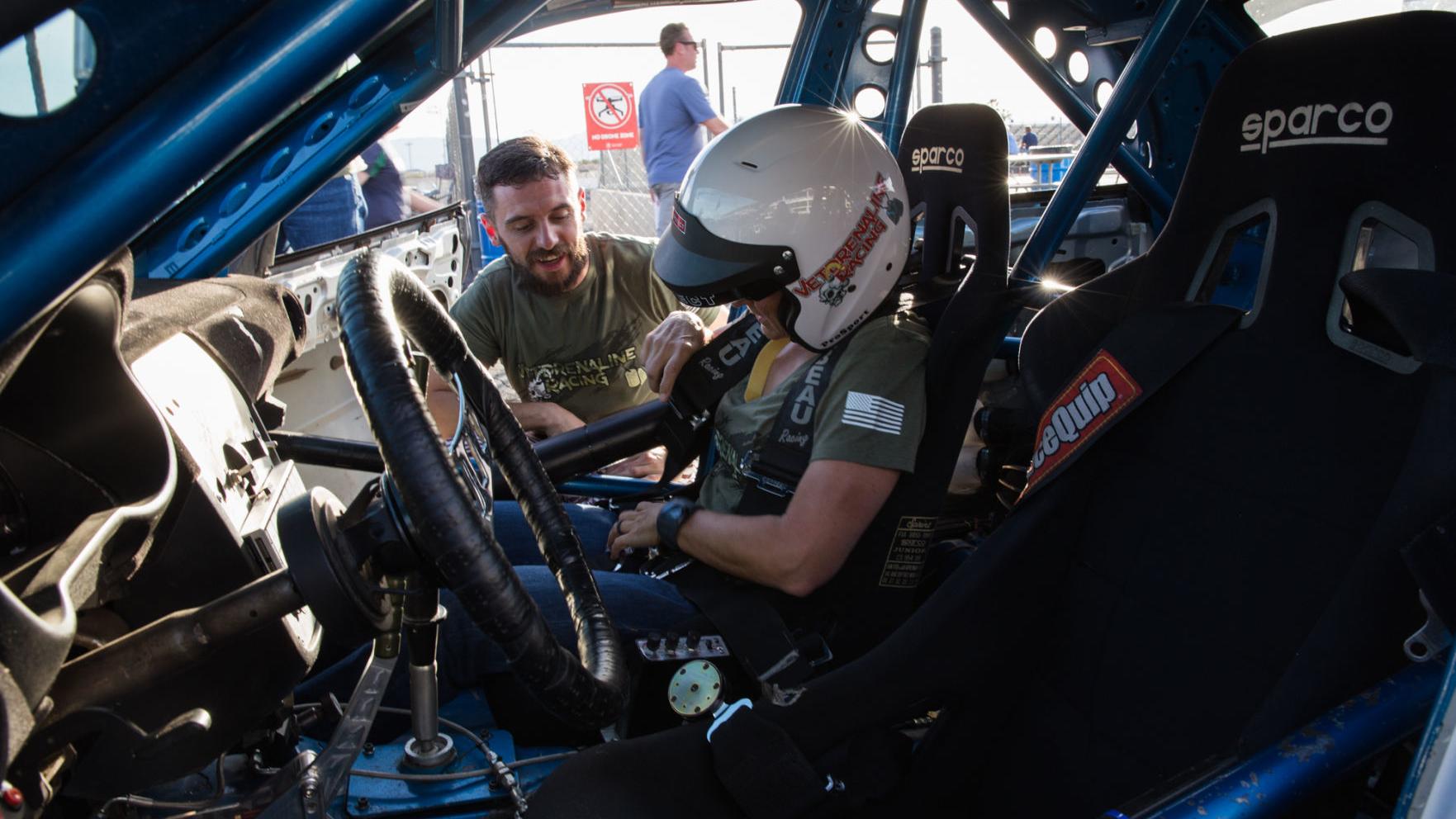 Vroom service: Veterans rev up on racetrack to speed PTSD recovery